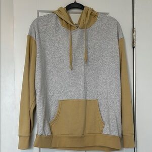 Gray and Tan Women’s Hoodie